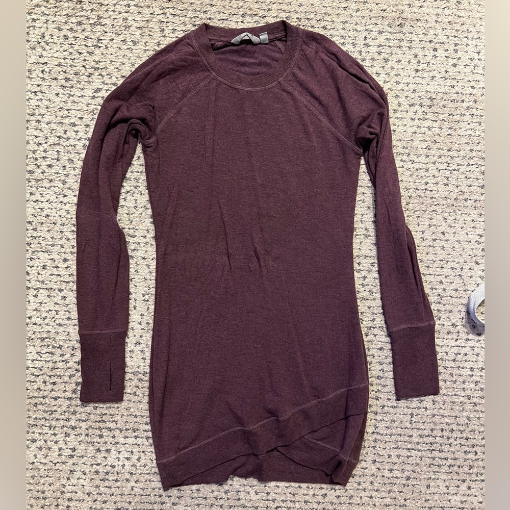 Athleta purple Sweatshirt Dress
